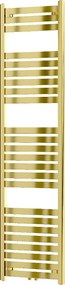Mexen Uran Fürdöszobai radiátor 1800 x 500 mm, 624 W, arany - W105-1800-500-00-50 Törölközö száritó radiátor Törölközö száritó radiátor