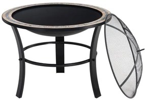 monzana® Kandalló Fuego Ø76 cm - mozaik