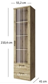 Vitrin Deloris 1W3S (navarra tölgy). 1052883