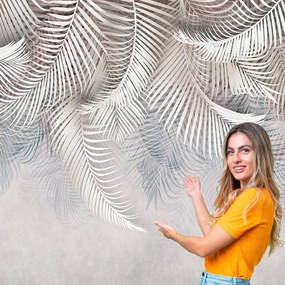 Fotótapéta Lógó Pálma Levelek 490x260 07 W