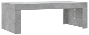 Betonszürke szerelt fa dohányzóasztal 102 x 50 x 36 cm