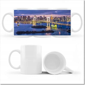 Fényképes bögre Szivárványhíd Tokióban