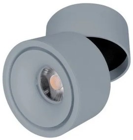 Sínes LED lámpa , track light , 1 fázisú , 2 pólusú , 10 Watt , billenthető , 24° , természetes fehér , szürke , Elmark