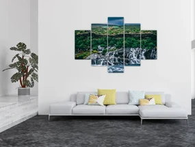 Vízesések képe a természetben (150x105 cm)