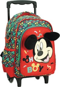 Disney Mickey Oh Boy gurulós ovis hátizsák, táska 30 cm