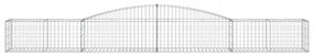 íves horganyzott vas gabion kosár 400x50x40/60 cm