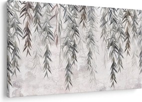 Kép - Fűzfa gallyak szürke vakolatban (90x60 cm)