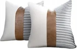 2 Db-os Párnahuzat Szett 45x45CM Barna Merrycolor Díszítéssel