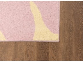 Sárga-rózsaszín gyerek szőnyeg 120x170 cm Hugsy Vanilla – FD