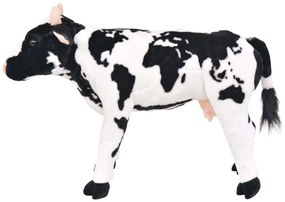 fekete-fehér álló tehén plüssjáték XXL