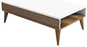 Dohányzóasztal Milan - Walnut, White