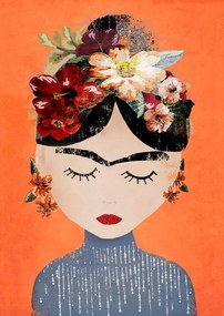 Illusztráció Frida (Orange Version), Treechild