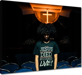 50x40-es képek Jézus Meghalt És Élhetett