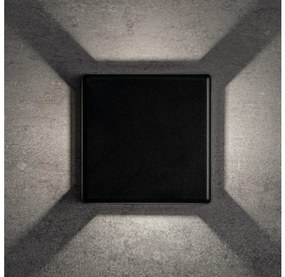 Kanlux 39182 - LED kültéri fali lámpatest REFAZI LED/6W/230V IP54 fekete