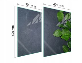 Üveg Tűzhelyvédő Főzőlap 70x52 Pala Edzett Üveg