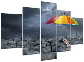 Kép - Esernyők (150x105 cm)