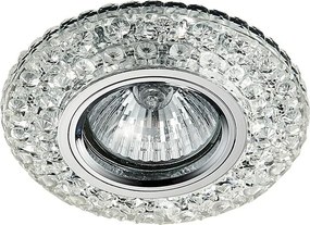 EMITHOR Crystals 71095 beépíthető kristály spotlámpa króm GU10 IP20