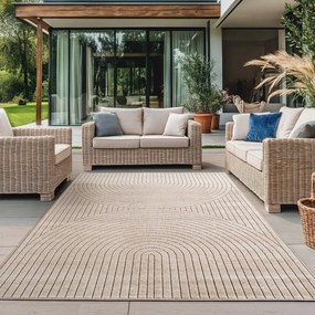 Bézs kültéri-beltéri szőnyeg 200x290 cm Nova 1201 – Ayyildiz Carpets