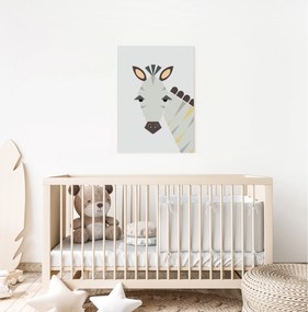 Gyerek festmény - Geometriai Zebra 50 x 40 cm