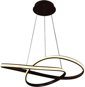 Brilagi - LED Dimmelhető csillár zsinóron COSMOWAVE LED/70W/230V 3000-6500K barna + távirányító