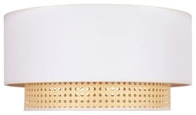 Duolla - Mennyezeti lámpa BOHO 3xE27/15W/230V, 60 cm, krém/rattan