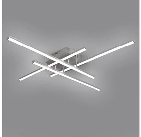 Brilagi - LED mennyezeti lámpa STRIPES LED/37W/230V ezüstszínű BRMX2065-4/SN