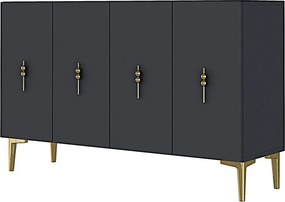 Salkım 120 - Anthracite, Gold