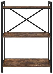 Könyvszekrény Füstölt tölgy 60 x 30 x 83 cm Faanyag
