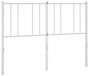 fehér fém fejtámla 160 cm