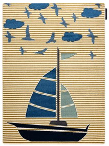 PETIT szőnyeg SAIL hajó, vitorlás arany