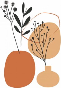 Poszter 50x70cm Botanikus pasztell