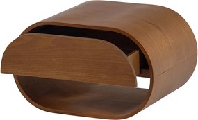 Natúr színű többszintes fali polc 39 cm Momo – WOOOD