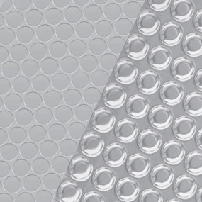 ezüst polietilén medencetakaró 450 x 200 cm