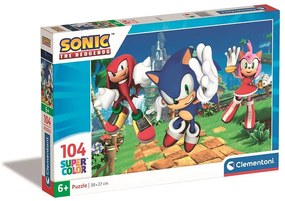 Sonic a sündisznó Amy Rose 104 db-os puzzle Clementoni