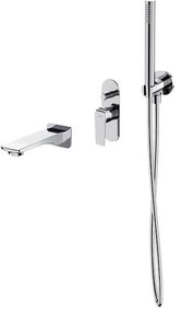 Cersanit S952-036 CITY fürdőkád szett falba építhető csappal, króm