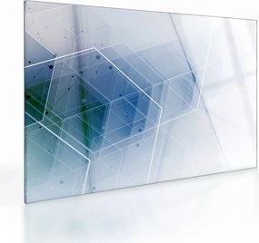 Kép - Geometriai formák (üvegen) (70x50 cm)