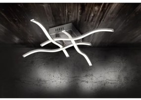 Leuchten Direkt 15131-55 - LED Felületre szerelhető csillár WAWE 4xLED/4,6W/230V matt króm