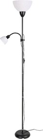 Rabalux 74109 - Állólámpa ACTION PRO 1xE27/60W/230V + 1xE14/25W fekete