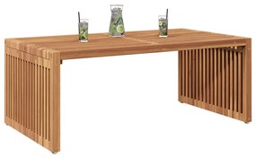 Kert Oldalasztal 90x49.7x36 cm Tömör Fa Teak
