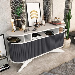Konzolasztal Stor - White, Anthracite