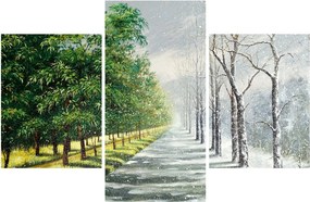 Kép - Tél versus nyár (90x60 cm)