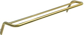 Deante Silia kiegészítők, falra szerelhető dupla törölközőtartó 615mm, arany fényes, ADI_Z631