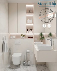 DEANTE-ADI-0732 SILIA Króm Színű WC Papírtartó Állvány