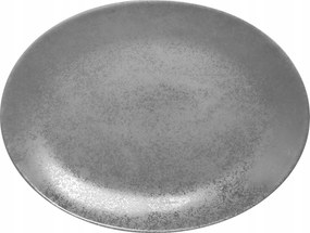 Porcelán Rak Tányér ovális 32 cm Shale szürke