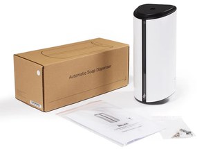 Érintésmentes folyékony szappanadagoló Donner Drop 850 ml, ezüst