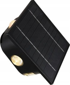 LED-es napelemes kerti lámpa 0,5W Solar Globo fekete