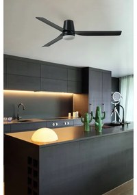 FARO 33830WT-1TW-LED Dimmelhető ventilátor PUNT TUB M LED/18W/230V fekete átm. 132 cm WT + távirányító