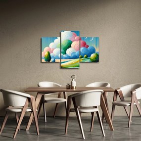 Kép - Tájkép felhővel (90x60 cm)