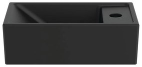 Matt fekete kerámia WC mosdó 37x21 cm i.Life S – Ideal Standard