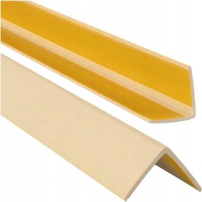 Pvc Szögletes 35x35mm 90cm Krémszínű öntapadós sarokléc